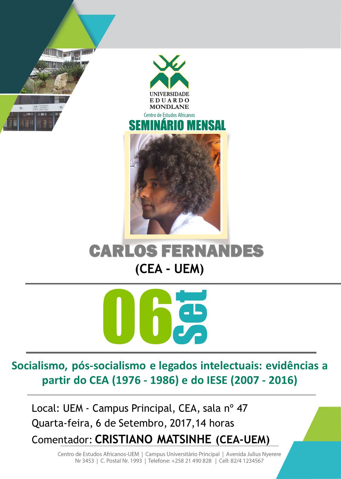Carlos Fernandes - Investigador do CEA